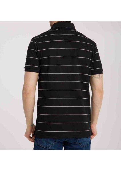 Polo Siyah Çizgili Regular Fit fırsatları