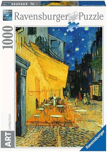 Belirtilmemiş Ravensburger 120000600 Van gogh - Cafe Terrace At Night 1000 Parça Ravensburger Puzzle