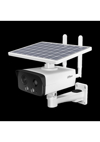 IPC-HFW2431DG-4G-SP-EAU-B 4mpix, 3,6mm Sabit Lens, H265+, 50MT Gece Görüşü, Dahili Mikrofon, IP67, Solar(Güneş Enerjili) Ip Kamera