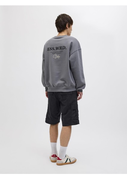 Jack & Jones Jpstcole Mateo Erkek Kargo Şort – %100 Pamuk, Rahat Kesim, Çok Cepli