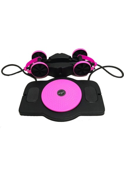 Egzersiz Spor Aleti 5 Fonksiyonlu Twister Pembe