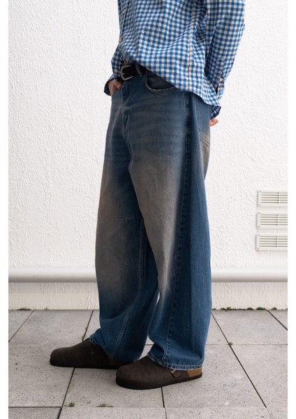 Baggy Fıt Mavi Jean fiyatları