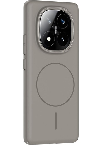 Xiaomi Redmi Note 14 Pro Plus Uyumlu Magsafe Özellikli Pürüzsüz Yüzey Sert Pc Silikon Kılıf
