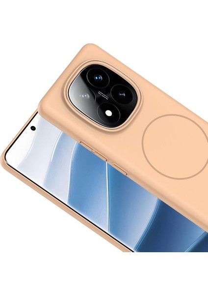 Xiaomi Redmi Note 14 Pro 5g Uyumlu Magsafe Özellikli Pürüzsüz Yüzey Sert Pc Silikon Kılıf