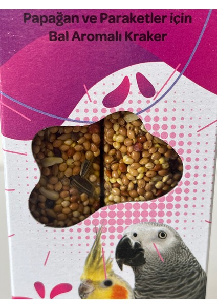 Parakeet Krakeri , Sultan Papağanı Krakeri , Premium Kuş Krakeri , Vitaminli 2 Adet (11-2027)