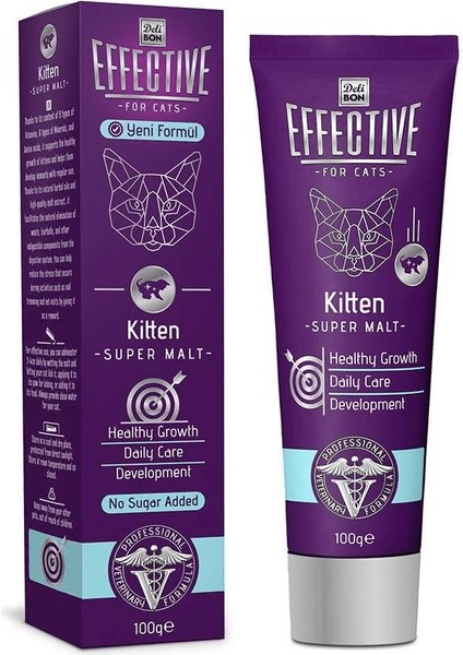 Büyüme Destekleyici Yavru Kedi Malt Macunu 100 gr