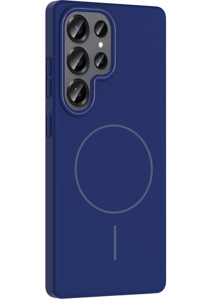 Samsung Galaxy S25 Ultra Uyumlu Magsafe Özellikli Pürüzsüz Yüzey Sert Pc Silikon Kılıf fiyatları