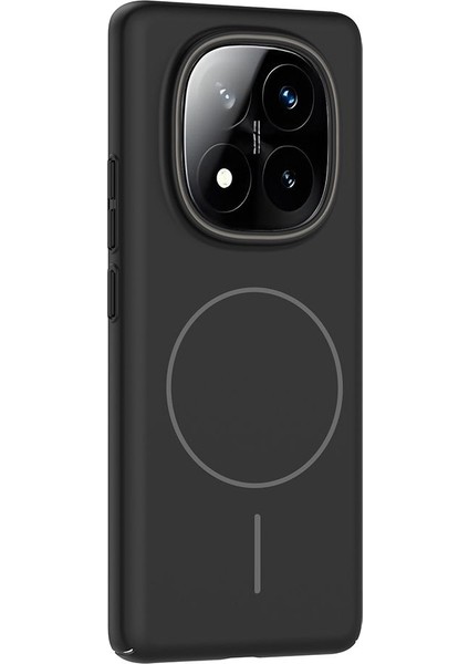 Xiaomi Redmi Note 14 Pro Plus Uyumlu Magsafe Özellikli Pürüzsüz Yüzey Sert Pc Silikon Kılıf