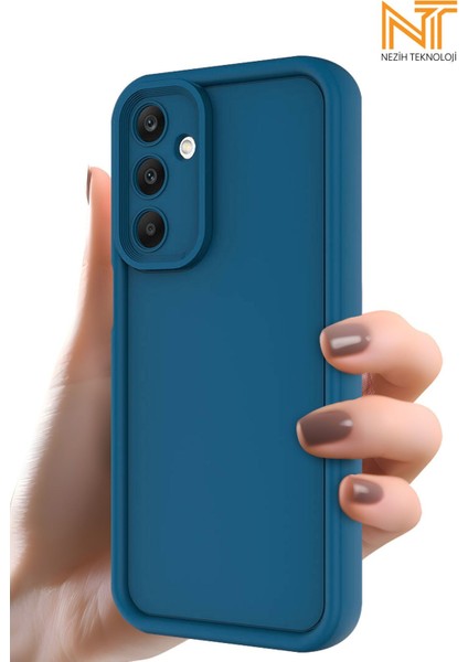 samsung Galaxy A25 Uyumlu Kamera Korumalı Parlak Stil Tasarım Kapak
