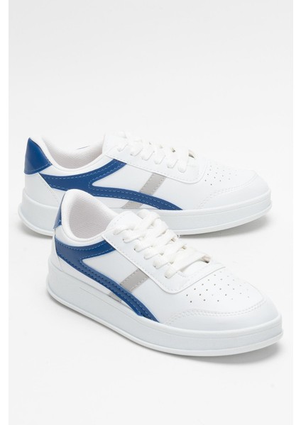 Kadın Günlük Sneaker Ayakkabı Beyaz - Saks