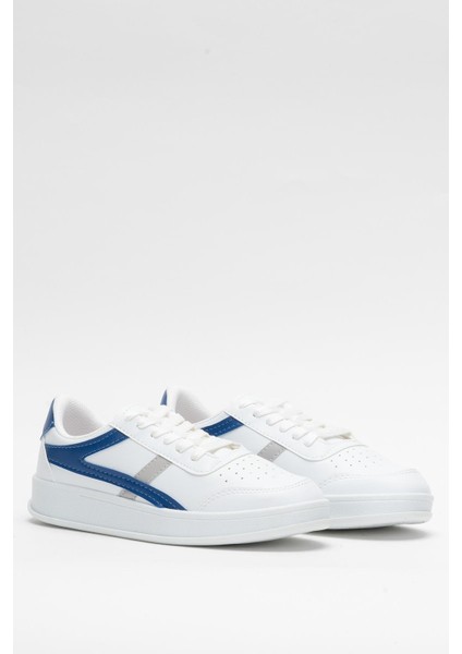 Kadın Günlük Sneaker Ayakkabı Beyaz - Saks