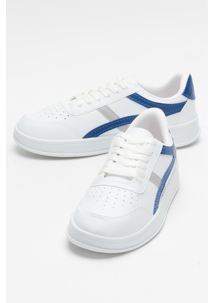 Kadın Günlük Sneaker Ayakkabı Beyaz - Saks