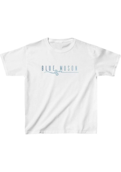 Unisex Çocuk Baskılı T-Shirt - Beyaz