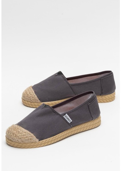 Kadın Keten Babet Ayakkabı Füme indirimleri