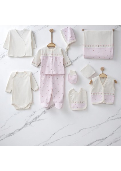 Gaye Bebe Kız 0-3 Ay Çiçekli 10LU Set fiyatları