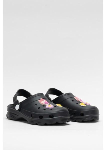 Çocuk Kaymaz Taban Deniz Plaj Havuz Terlik Sandalet Siyah modelleri