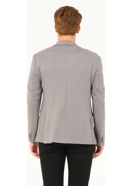 Erkek Slim Fit Blazer Ceket Gri fırsatları