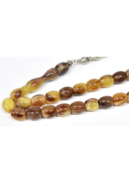 Beyrut Kehribarı Tesbih 9*10 mm (SNT-20123)