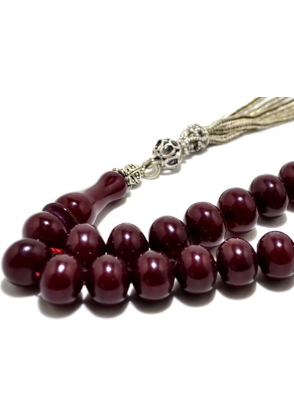 Sıkma Kehribar Tesbih 9*10 mm (KHR-10328) modelleri