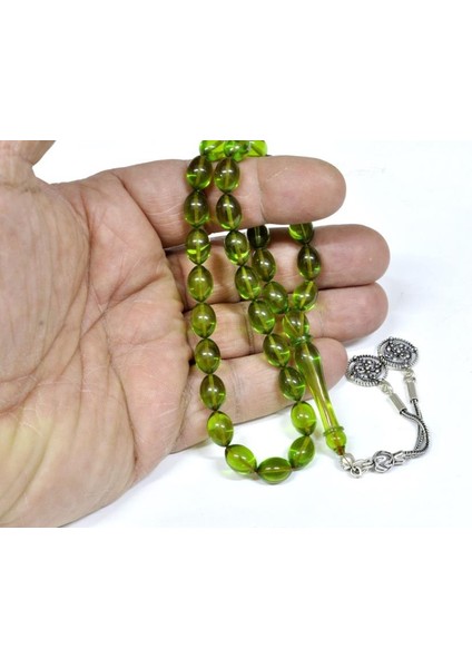 Ateş Kehribar Tesbih 8*12 mm (KHR-10975) modelleri