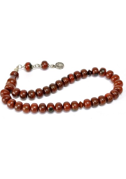 Ateş Kehribar Tesbih 8*10 mm (SKT-90122)