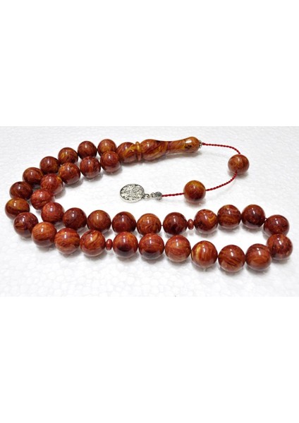 Sıkma Kehribar Tesbih 16*15 mm (KHR-11058) indirimleri