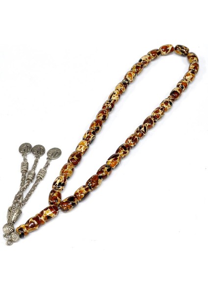 Kapsül Kesim Mozaik Kehribar 8*12 mm (KHR-11028) modelleri