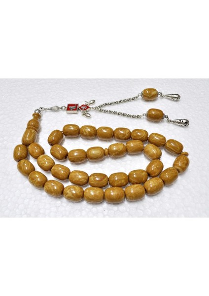 Sıkma Kehribar Tesbih 12*15 mm (KHR-11057) fırsatları