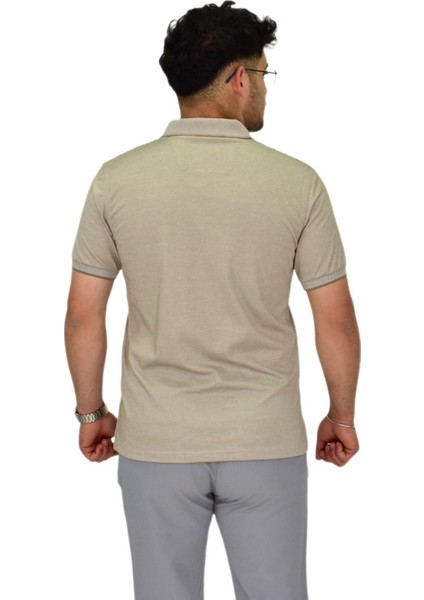 Erkek Polo Yaka Pano Çizgili Tişört T273 BGL-ST04592