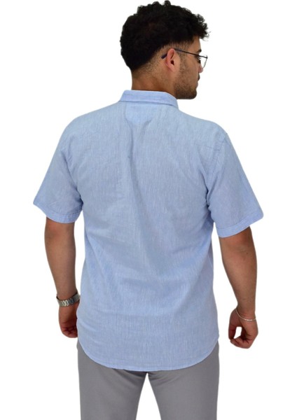 Erkek Pamuklu Yazlık Kısa Kol Gömlek 9664 BGL-ST04595 fırsatları