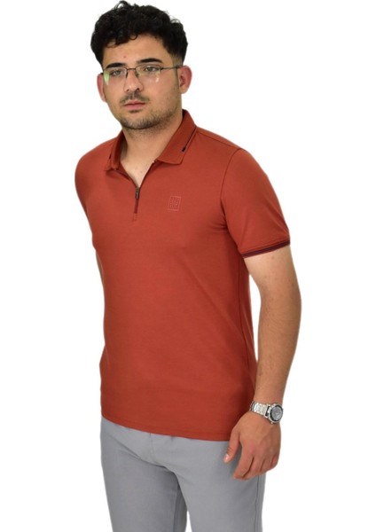 Erkek Polo Yaka Fermuarlı Tişört T237 BGL-ST04593 fiyatları