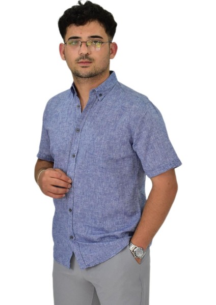 Erkek Pamuklu Yazlık Kısa Kol Gömlek 9664 BGL-ST04595 fiyatları