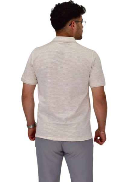 Erkek Polo Yaka Düğmeli Tişört T-224 BGL-ST04590