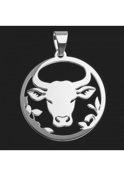 925 Ayar Gümüş Kolye Boğa SM5326