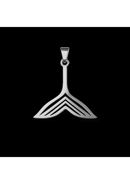 925 Ayar gümüş kolye balina kuyruğu SM5208