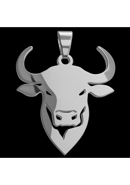 925 Ayar Gümüş Kolye Boğa SM5324
