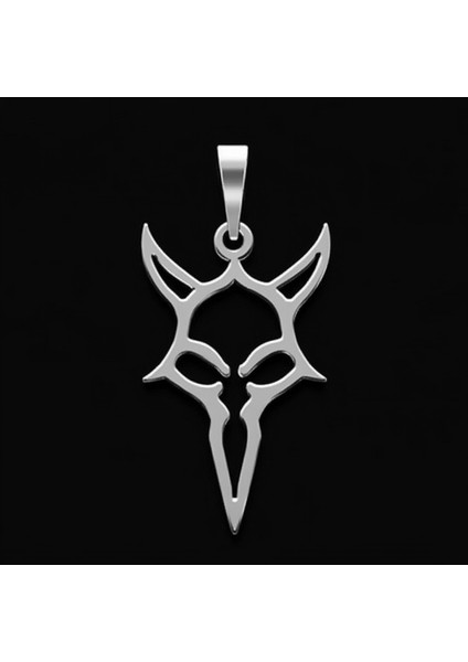925 Ayar gümüş kolye şeytan SM5433