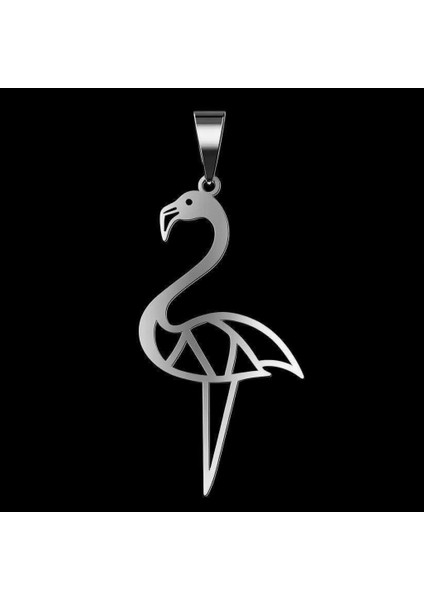 925 Ayar gümüş kolye flamingo SM5452