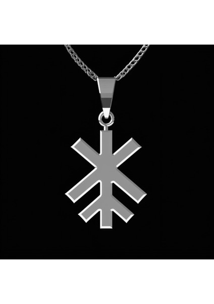 925 Ayar gümüş kolye hatlar SM5359