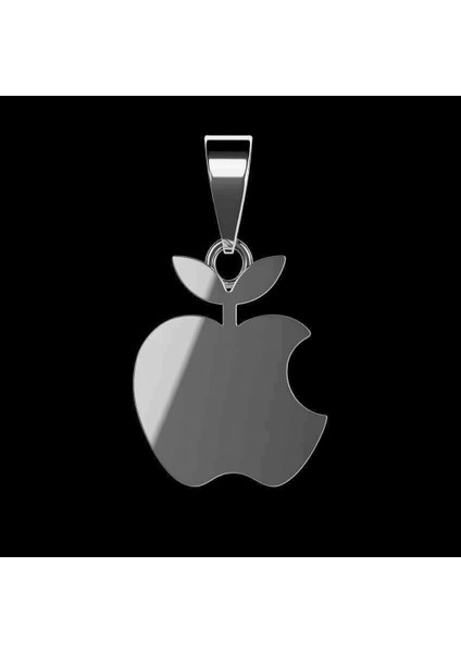925 Ayar gümüş kolye elma SM5253