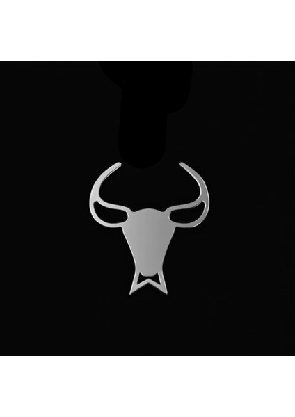 925 Ayar Gümüş Kolye Boğa SM5333