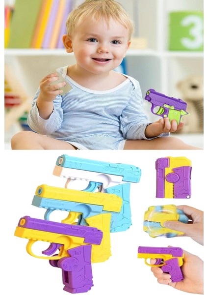 Dönüştürücü Mini Silah Oyuncak Tabancası Parmak Tabanca