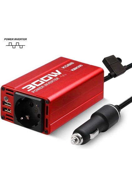 Kobb KBN300 12V/220V 300WATT Modifiye Dönüştürücü Invertör