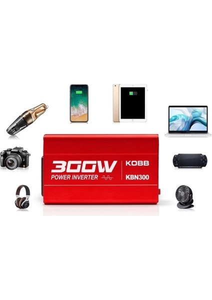 Kobb KBN300 12V/220V 300WATT Modifiye Dönüştürücü Invertör