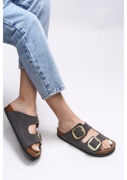 Vylsula Kadın Çift Tokalı Terlik 0012602 fiyatları