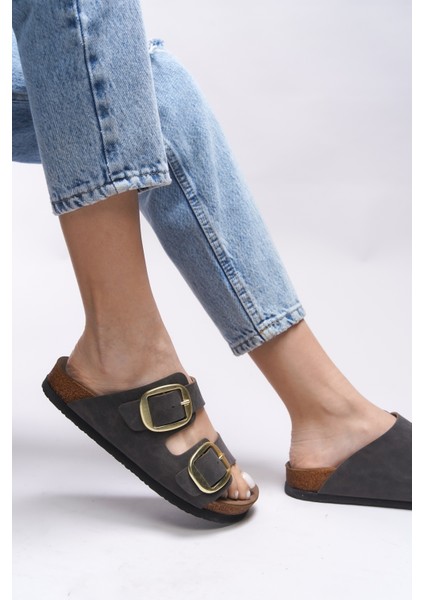 Vylsula Kadın Çift Tokalı Terlik 0012602 indirimleri