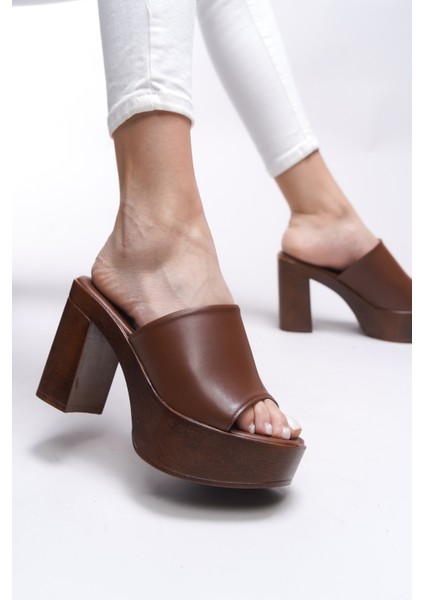 Jislantha Kadın Topuklu Terlik 0012763 fırsatları