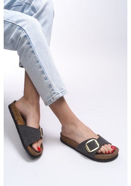 Hosrathla Kadın Tek Tokalı Terlik 0012603 fiyatları