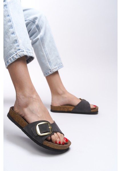 Hosrathla Kadın Tek Tokalı Terlik 0012603 fırsatları