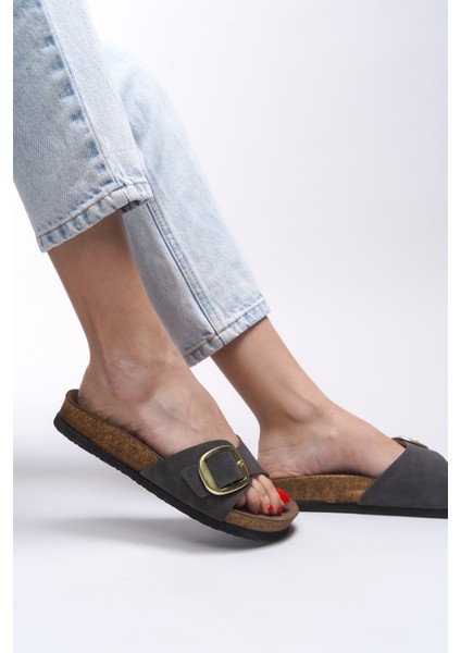 Hosrathla Kadın Tek Tokalı Terlik 0012603 indirimleri